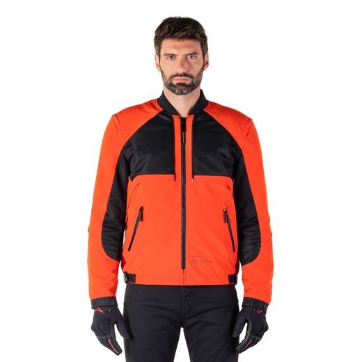 BUNDA MOOTANT WATERPROOF PARKA, ALPINESTARS (ČERNÁ/ORANŽOVÁ FLUO) 2026