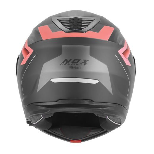 PRILBA N968 SHIFT, NOX (ČIERNA MATNÁ, ČERVENÁ) 2026