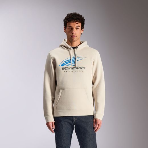 MIKINA PULSE HOODIE, ALPINESTARS (BIELA OFF WHITE)
