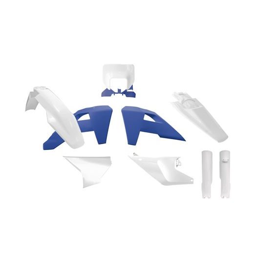 SADA PLASTOV 8 DIELOV HUSQVARNA, RTECH (BIELA, MODRÁ HERITAGE) OEM FARBA 2025 HERITAGE