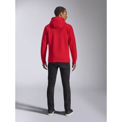 MIKINA AGELESS HOODIE 3, ALPINESTARS (ČERVENÁ/BÍLÁ)