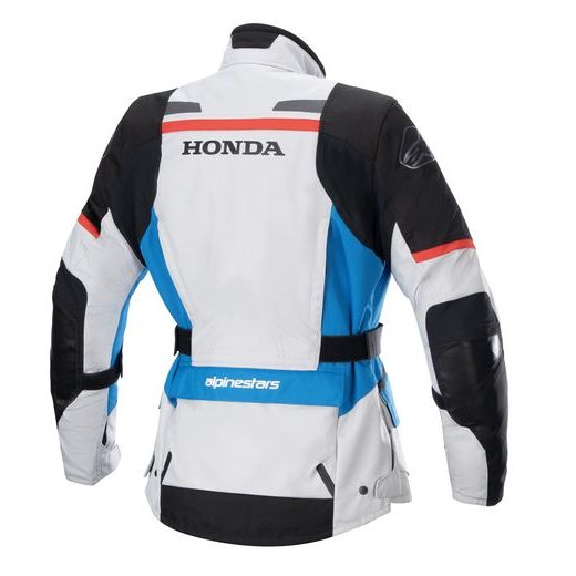 BUNDA STELLA ANDES DRYSTAR HONDA KOLEKCE, TECH-AIR 5 KOMPATIBILNÝ, ALPINESTARS, DÁMSKA (SVETLE ŠEDÁ/ČERNÁ/MODRÁ/ČERVENÁ) 2025