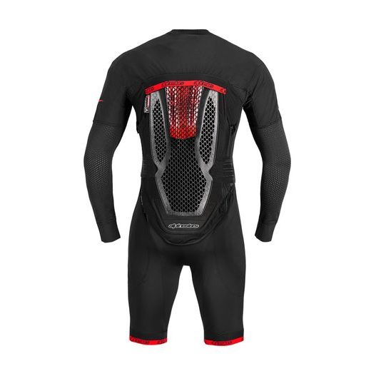 AIRBAGOVÁ VESTA TECH-AIR®10 V2 RACE SYSTEM, ALPINESTARS (ČERNÁ/ČERVENÁ/ŠEDÁ) 2026
