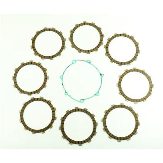 FRICTION PLATES KIT WITH CLUTCH COVER GASKET ATHENA P40230078