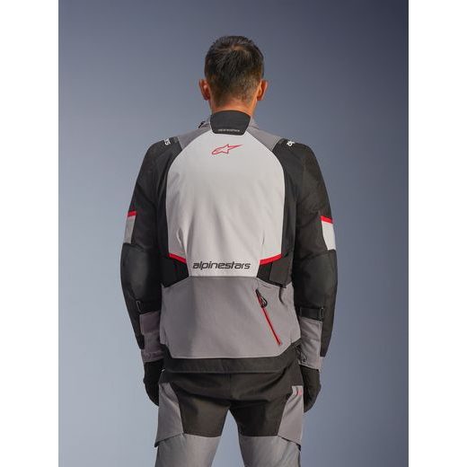 BUNDA ANDES V4 DRYSTAR, ALPINESTARS (TMAVO ŠEDÁ/SVĚTLE ŠEDÁ/ČERNÁ/ČERVENÁ) 2026