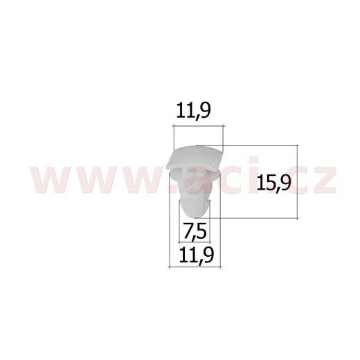 PLASTOVÁ PŘÍCHYTKA (SADA 10 KS)