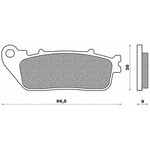 BRZDOVÉ DOŠTIČKY (ZMES ROAD TOURING SINTERED) NEWFREN (2 KS V BALENIE)