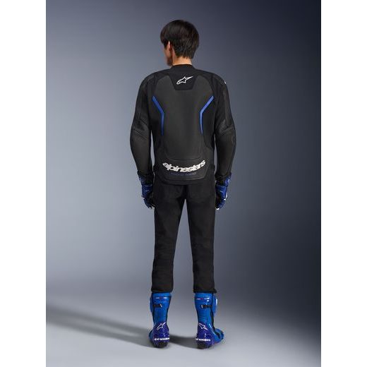 BUNDA GP FORCE V2 AIRFLOW, ALPINESTARS (ČERNÁ/METALICKÁ MODRÁ) 2026