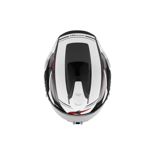 PRILBA S-R7 A-CORE, ALPINESTARS (ČERNÁ/BÍLÁ/ČERVENÁ) 2026
