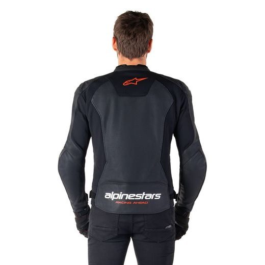 BUNDA FASTER 3 AIRFLOW, ALPINESTARS (ČERNÁ/ČERVENÁ FLUO) 2026