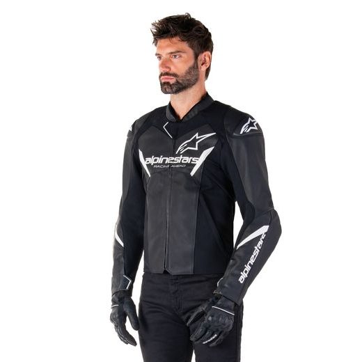 BUNDA FASTER 3, ALPINESTARS (ČERNÁ/BÍLÁ) 2026