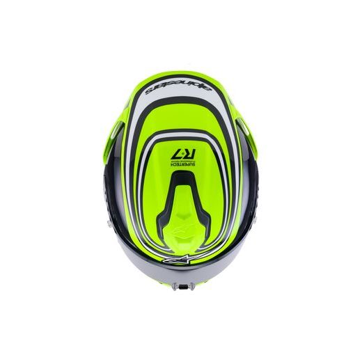 PRILBA S-R7 ZEAL, ALPINESTARS (ŽLTÁ FLUO/ČERNÁ/BÍLÁ) 2026