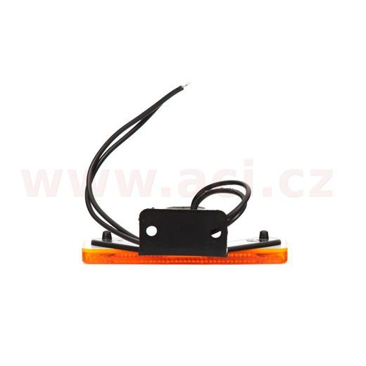 POZIČNÍ SVĚTLO LED OBDÉLNÍKOVÉ ORANŽOVÉ (98X31,5MM) S ODRAZKOU, S DRŽÁKEM WAS W44/217Z ORIGINÁL