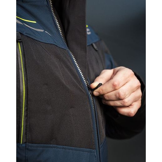 LS2 ZIRCONIUM MAN JACKET BLUE BLACK H-V YELLOW