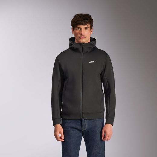 MIKINA CYPHER HOODIE, ALPINESTARS (ČIERNA)