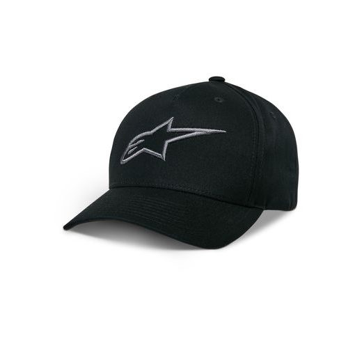 ŠILTOVKA AGELESS SNAPBACK, ALPINESTARS (ČERNÁ/ŠEDÁ)