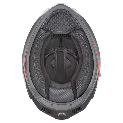 PRILBA K40, ZED (ČIERNA MATNÁ/ČERVENÁ) 2026