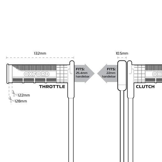 VYHRIEVANÉ GRIPY HOTGRIPS ADVANCED INTEGRATED ADVENTURE, OXFORD