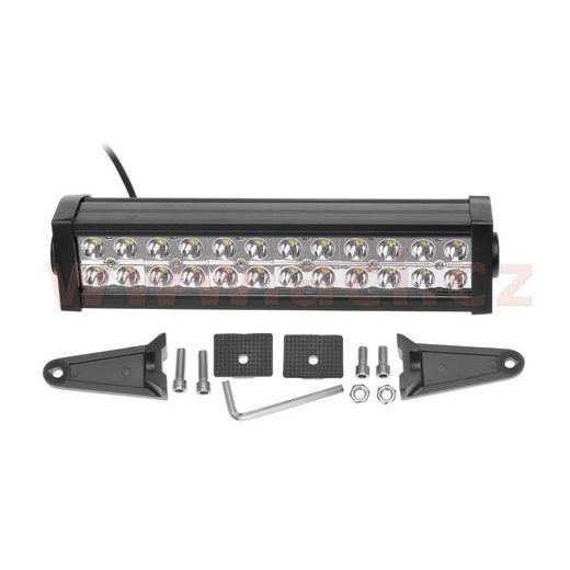 LED PRACOVNÍ SVĚTLO 72 W, NAPĚTÍ 9-60 V, (24X3 W EPISTAR), SVĚT. TOK 4680 LM, DÉLKA 340 MM