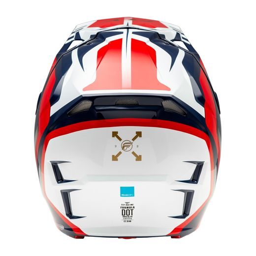 PRILBA FORMULA CP, FLY RACING - USA (ČERVENÁ/BÍLÁ/MODRÁ)