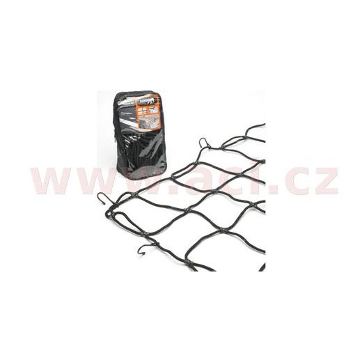 PRUŽNÁ ZAVAZADLOVÁ SÍŤ PRO VOZÍKY, ROZMĚR 180X120 CM + 16 HÁČKŮ