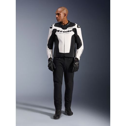 BUNDA GP FORCE V2, ALPINESTARS (BÍLÁ/ČERNÁ) 2026