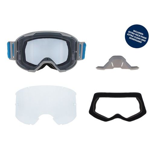 OKULIARE STRIVE, REDBULL SPECT (SVETLE ŠEDÉ MATNÉ, PLEXI DYMOVÉ)