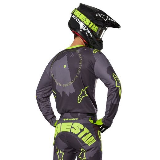 DRES RACER HOLLOW, ALPINESTARS (TMAVÁ CAMO/ŽLUTÁ FLUO) 2025