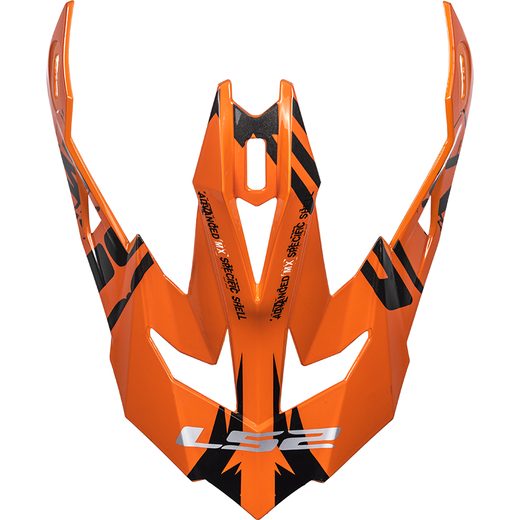 LS2 PEAK MX470 EMPEROR BLACK ORANGE