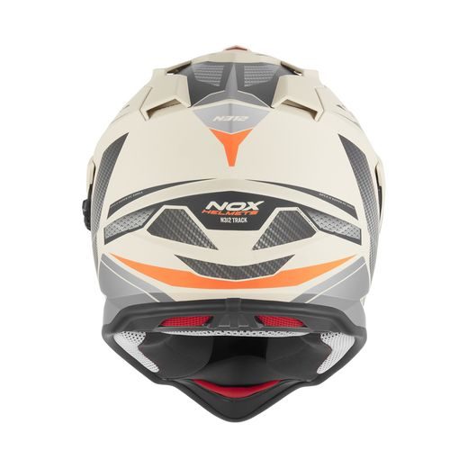 PRILBA N312 TRACK, NOX (PIESKOVÁ MATNÁ, ORANŽOVÁ) 2026