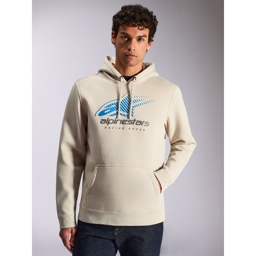 MIKINA PULSE HOODIE, ALPINESTARS (BIELA OFF WHITE)