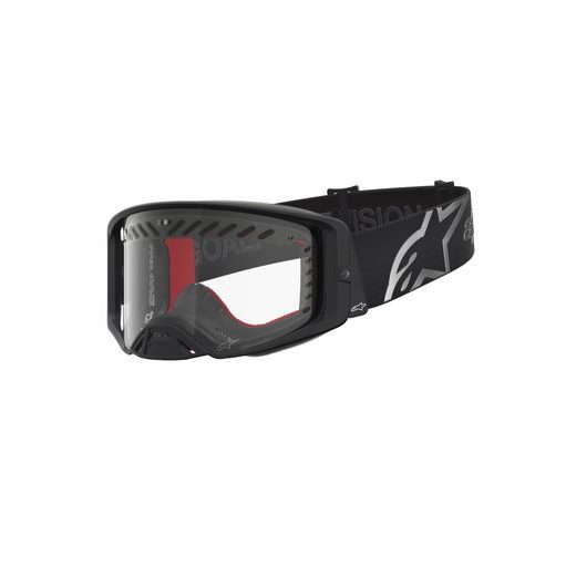 OKULIARE SUPERTECH DURA AIR FLUID, ALPINESTARS (ČERNÁ/STŘÍBRNÁ, ČÍRE PLEXI) 2027