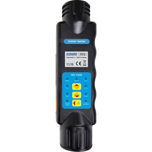 TESTER 13P ZÁSUVEK A ZÁSTRČEK PŘÍVĚSŮ 12 V KUNZER