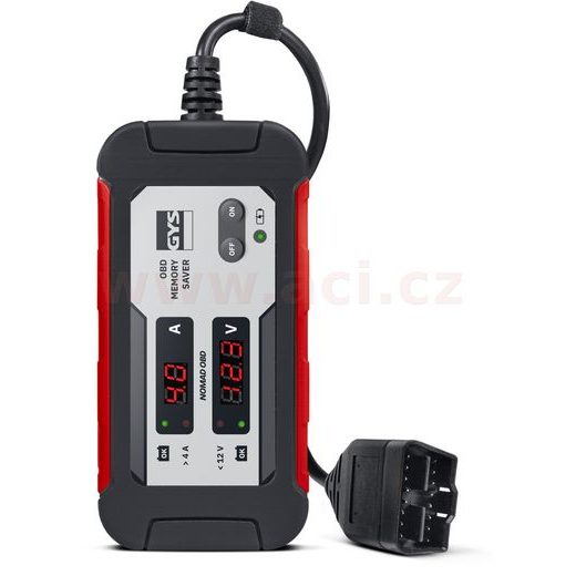 ZAŘÍZENÍ PRO ZÁLOŽNÍ NAPÁJENÍ PŘÍ VÝMĚNĚ AUTOBATERIE GYS NOMAD OBD
