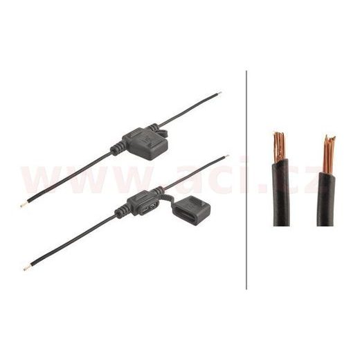 DRŽÁK POJISTKY ATO (19 MM), KABEL 1.3 MM2, MAX. 20 A HELLA