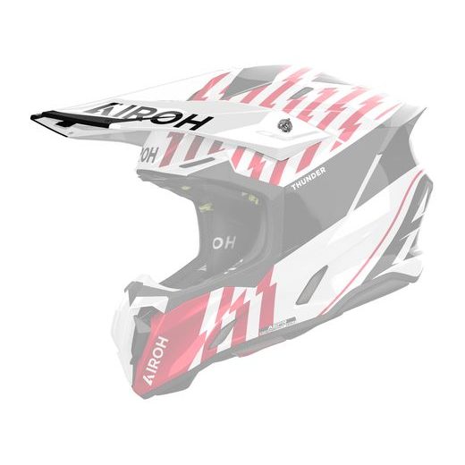 ŠILT PRE PRILBU TWIST 3, AIROH (THUNDER - ČERVENÝ LESKLÝ)