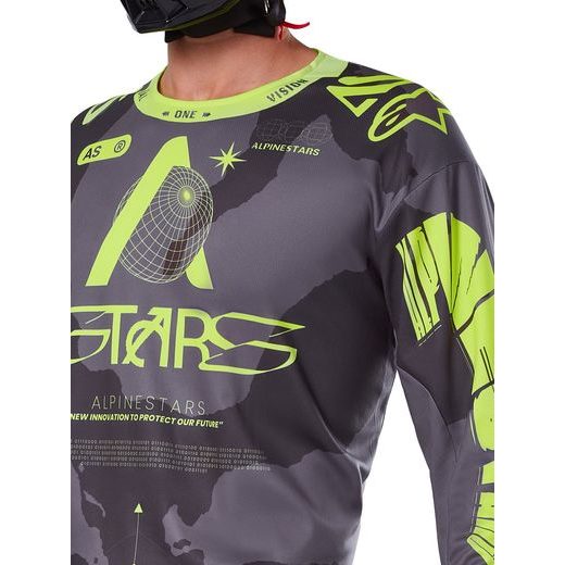 DRES RACER HOLLOW, ALPINESTARS (TMAVÁ CAMO/ŽLUTÁ FLUO) 2025