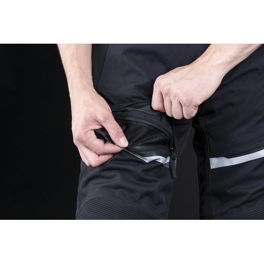 PREDĹŽENÉ NOHAVICE MONDIAL 2.0 DRY2DRY™, OXFORD ADVANCED (ČIERNE)