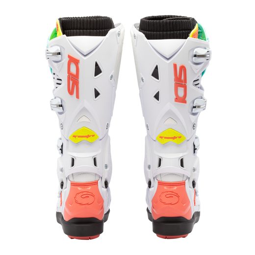 SIDI BOTY CROSSFIRE 3 SRS WHITE/FLUO MINT/FLUO CORAL