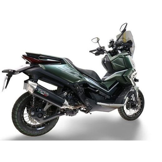 KONCOVKA VÝFUKU SLIP-ON GPR FURORE-X SCOOTER Z.18.RACEDB.FXSC MATTE BLACK INCLUDING REMOVABLE DB KILLER AND LINK PIPE