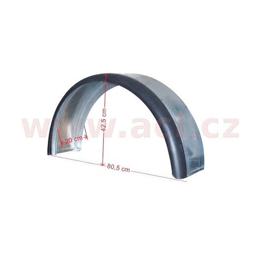 BLATNÍK PLECHOVÝ KOMBI 13''/190 MM S GUMOVÝM LEMEM ORIGINÁL