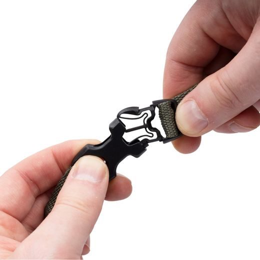 ZAVAZADLOVÉ POPRUHY ATLAS B-CLIP, 2 KS, OXFORD (ZELENÁ, 17MM X 1,2M)