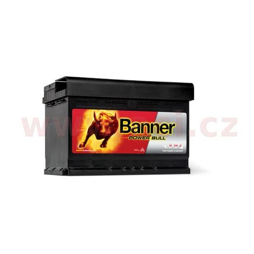 72AH BATERIE, 660A, PRAVÁ BANNER POWER BULL 278X175X175