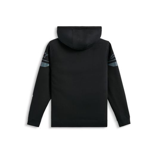 MIKINA ESEMEX HOODIE, ALPINESTARS (ČERNÁ/ŠEDÁ)