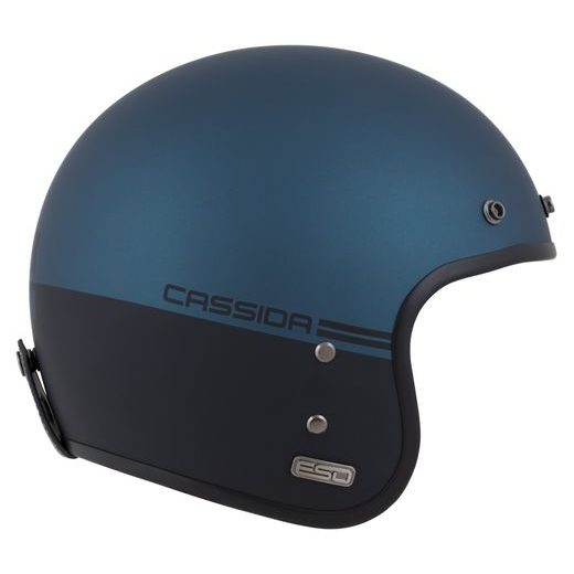 PRILBA ESO SUPER HOOLIGAN, CASSIDA (ČIERNA MATNÁ/METALICKÁ MODRÁ) 2026