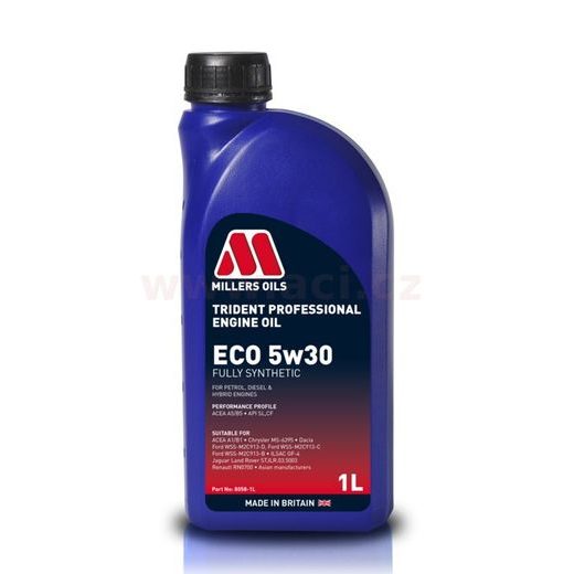 MILLERS OILS TRIDENT PROFESSIONAL ECO 5W30, PLNE SYNTETICKÝ, 1 L