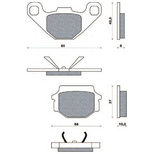 BRZDOVÉ DOŠTIČKY (ZMES ROAD TOURING ORGANIC) NEWFREN (2 KS V BALENIE)
