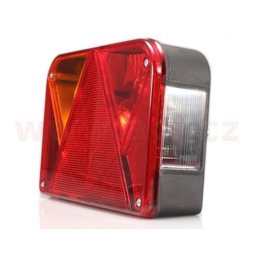 ZADNÍ SVĚTLO 200X135 MM 5 PIN KONEKTOR, BAJONET, SE ŽÁROVKAMI, DOBPLAST DPT35 ORIGINÁL, L