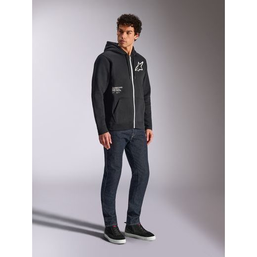 MIKINA TRANSVERSE HOODIE, ALPINESTARS (ČIERNA)