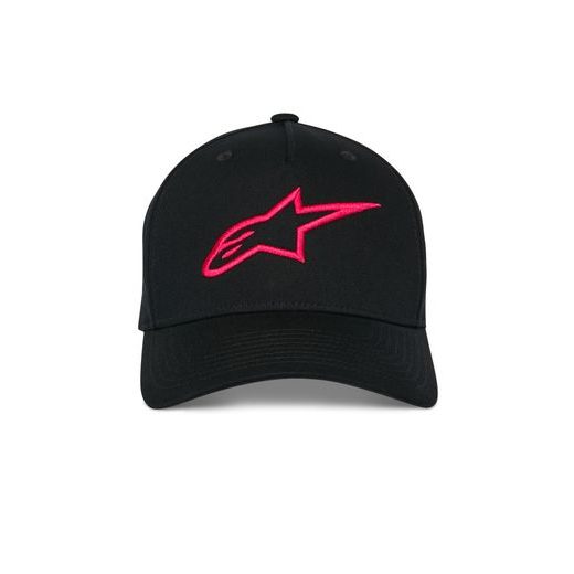 ŠILTOVKA AGELESS SNAPBACK, ALPINESTARS (ČERNÁ/ČERVENÁ)